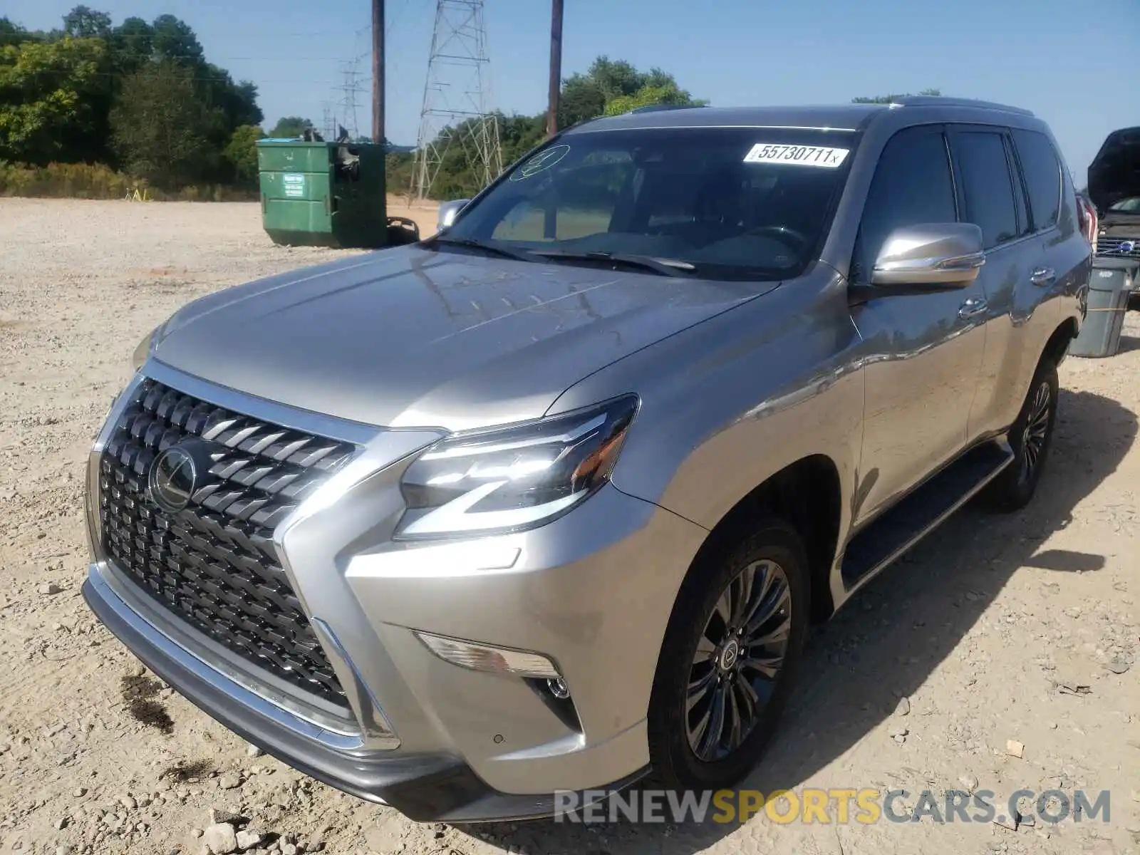 2 Photograph of a damaged car JTJAM7BX6L5262993 LEXUS GX 2020