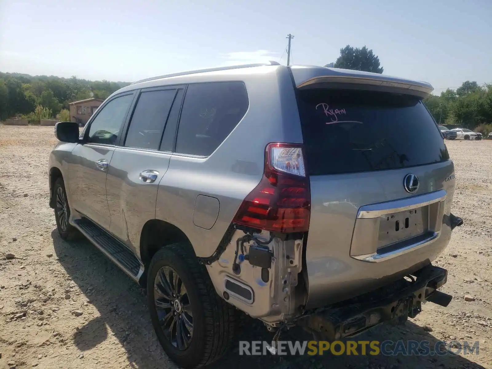 3 Photograph of a damaged car JTJAM7BX6L5262993 LEXUS GX 2020