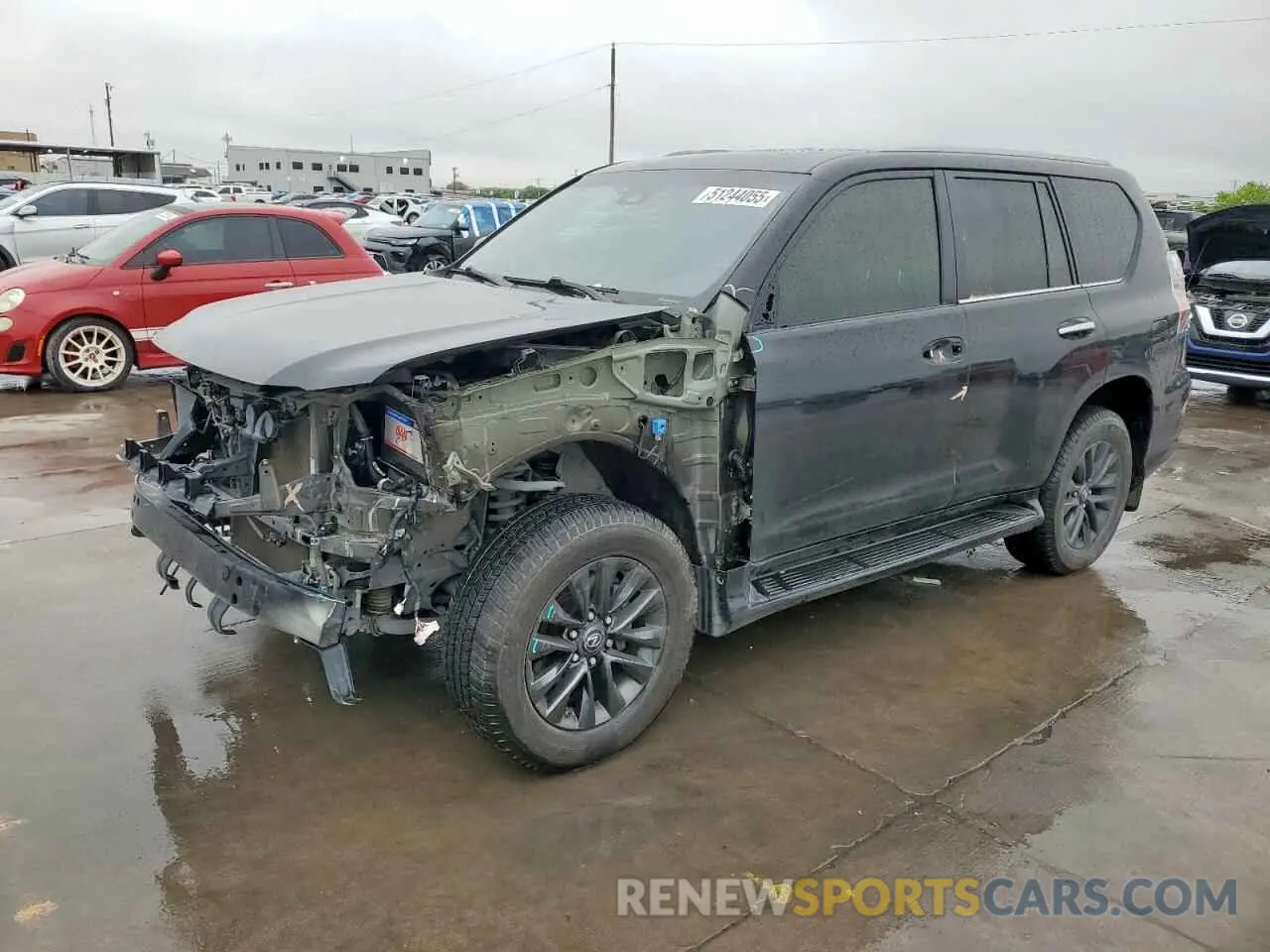 1 Photograph of a damaged car JTJAM7BX7L5243806 LEXUS GX 2020
