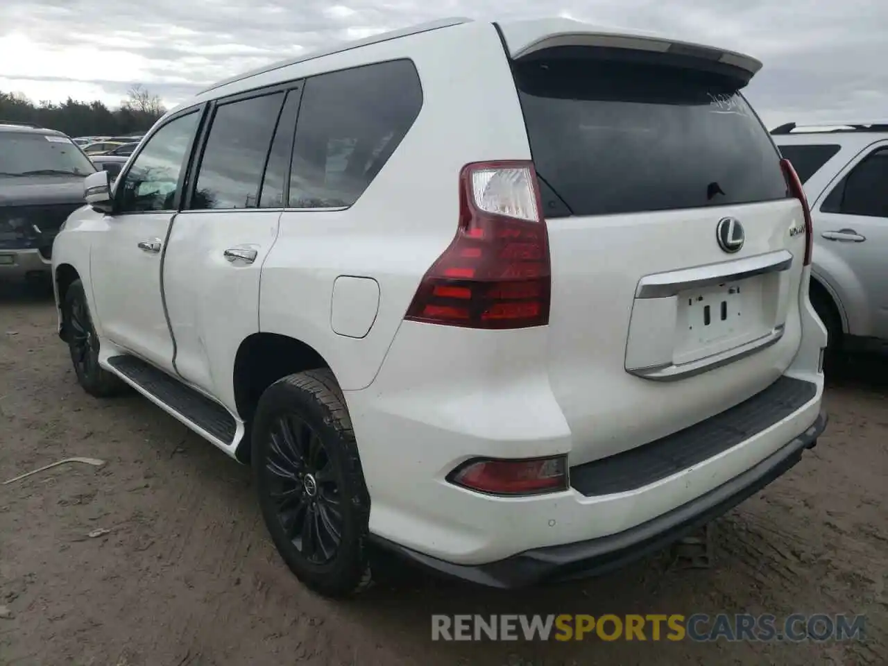 3 Photograph of a damaged car JTJAM7BX7L5245362 LEXUS GX 2020