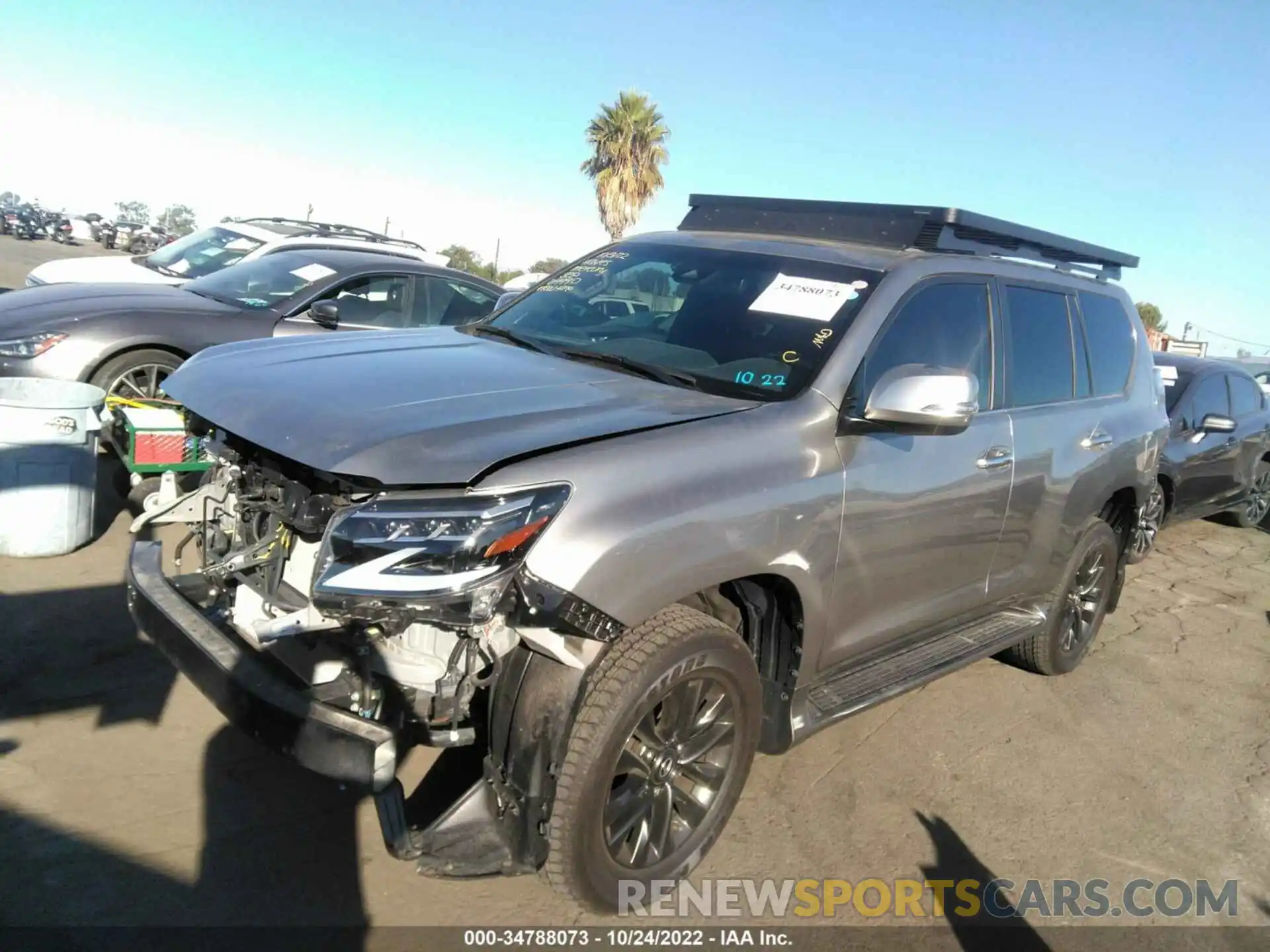 2 Photograph of a damaged car JTJAM7BX7L5262114 LEXUS GX 2020