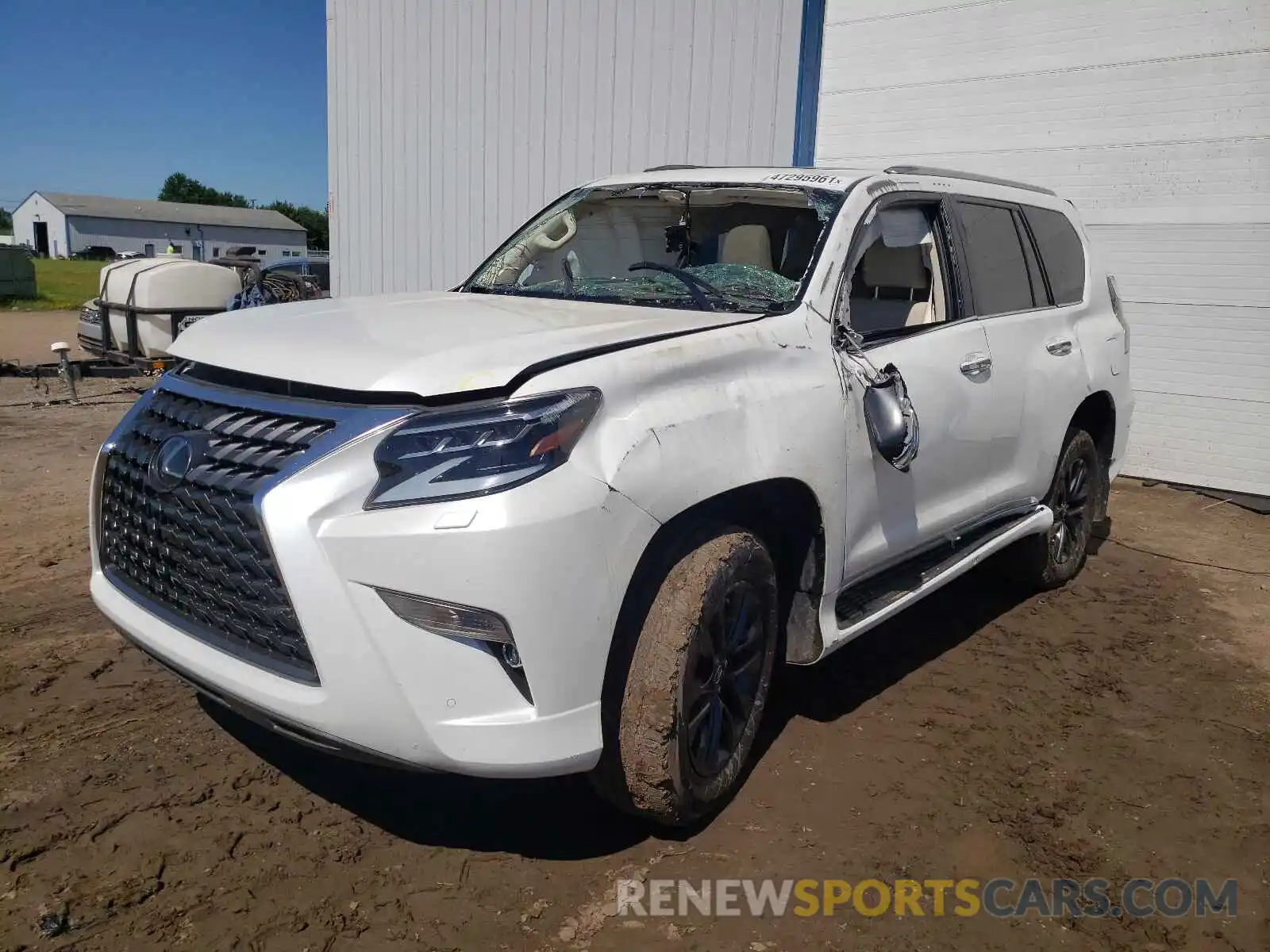 2 Photograph of a damaged car JTJAM7BX8L5242230 LEXUS GX 2020