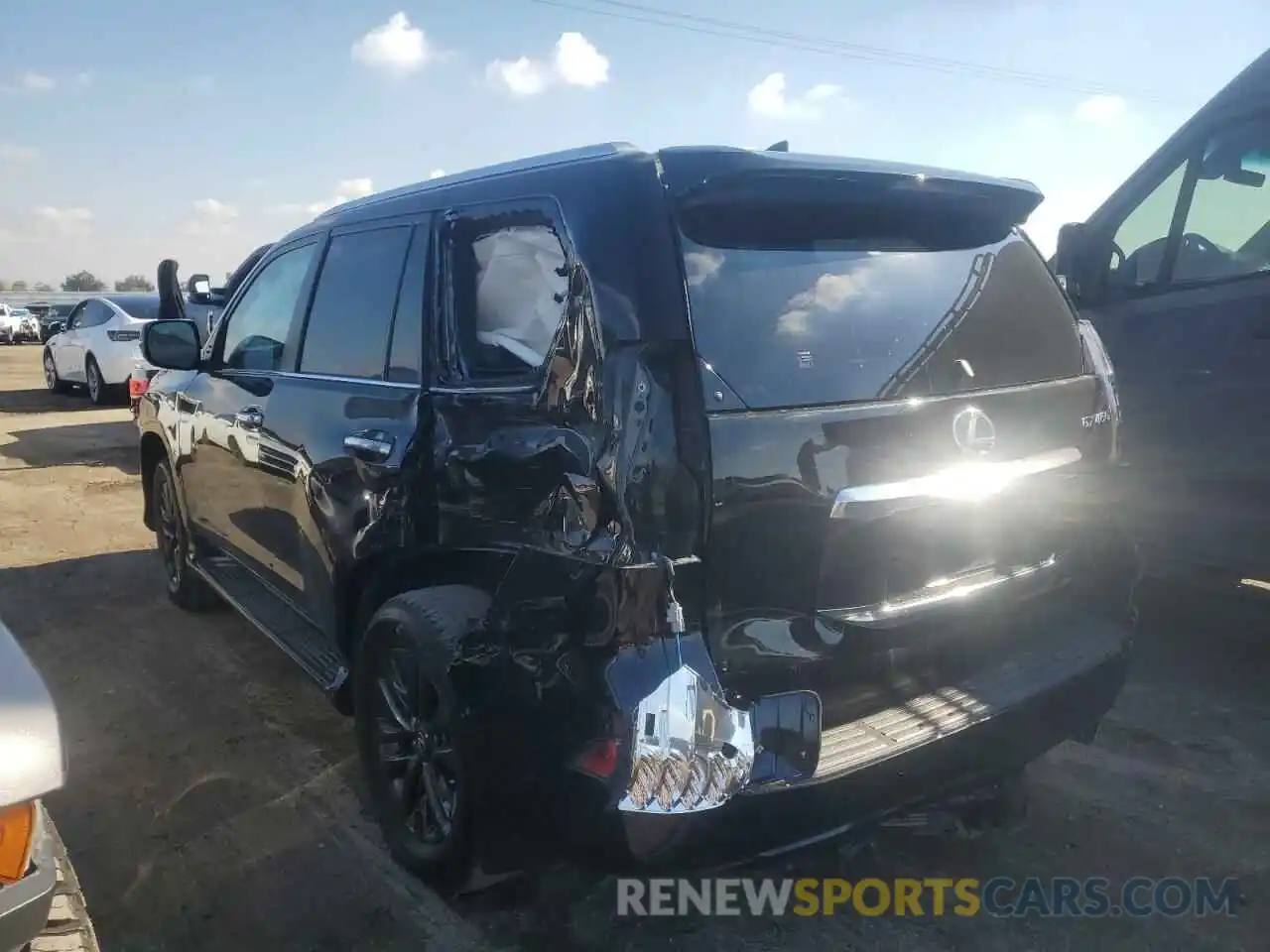 3 Photograph of a damaged car JTJAM7BX8L5249002 LEXUS GX 2020