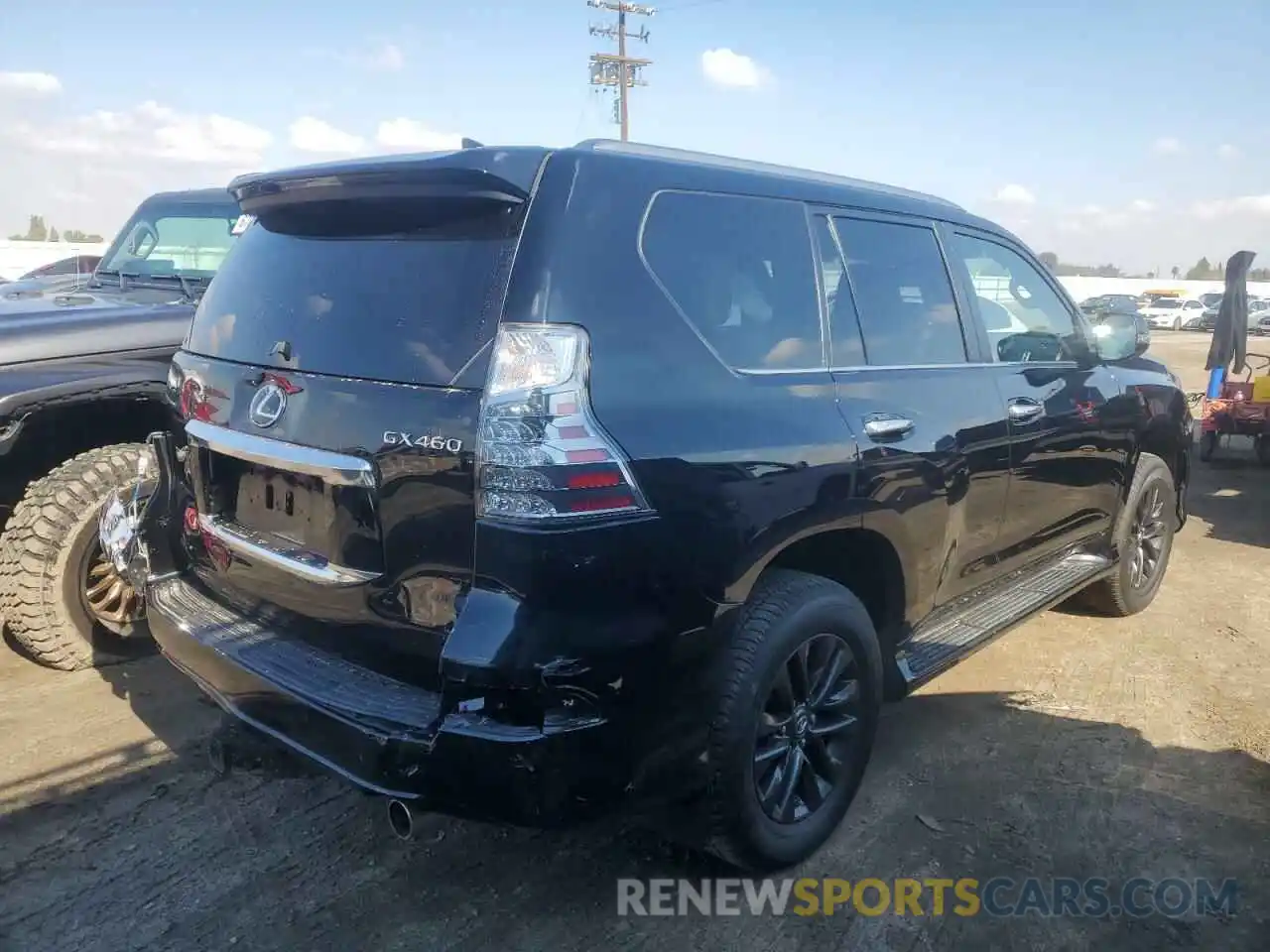 4 Photograph of a damaged car JTJAM7BX8L5249002 LEXUS GX 2020