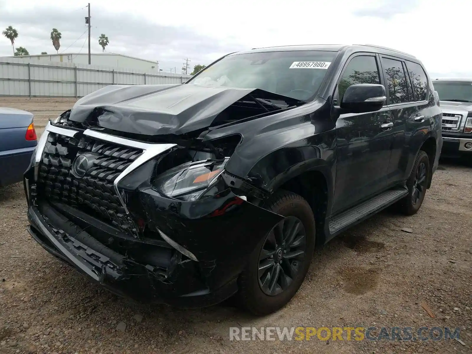 2 Photograph of a damaged car JTJAM7BX8L5259383 LEXUS GX 2020