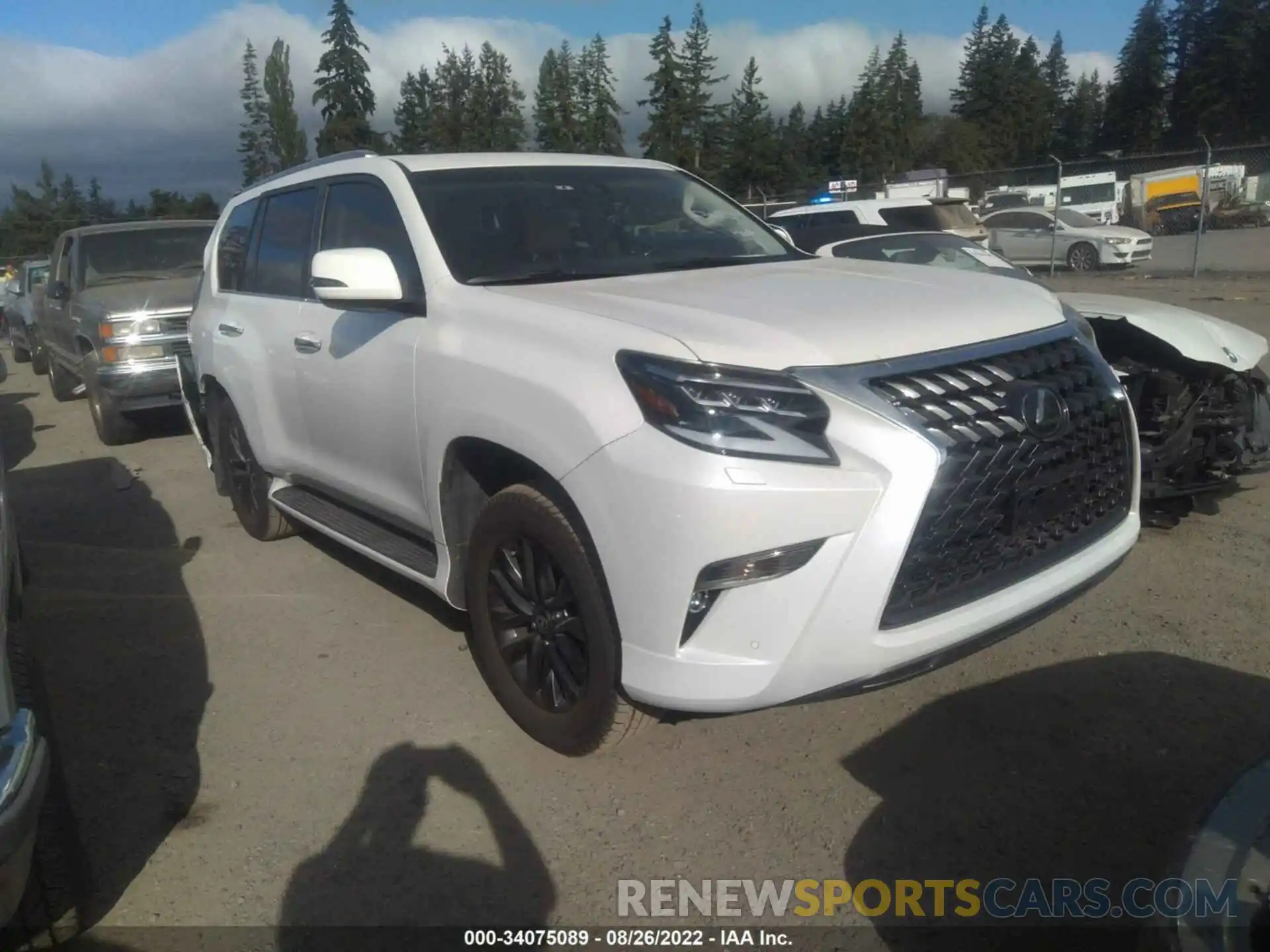 1 Photograph of a damaged car JTJAM7BX8L5263157 LEXUS GX 2020