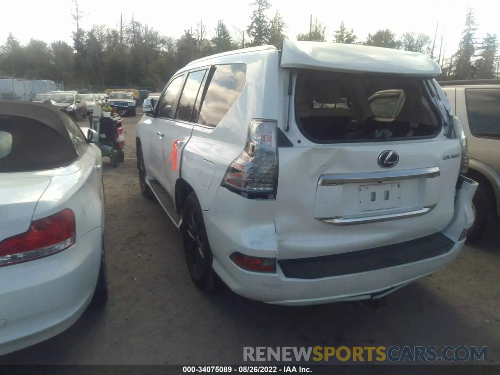 3 Photograph of a damaged car JTJAM7BX8L5263157 LEXUS GX 2020