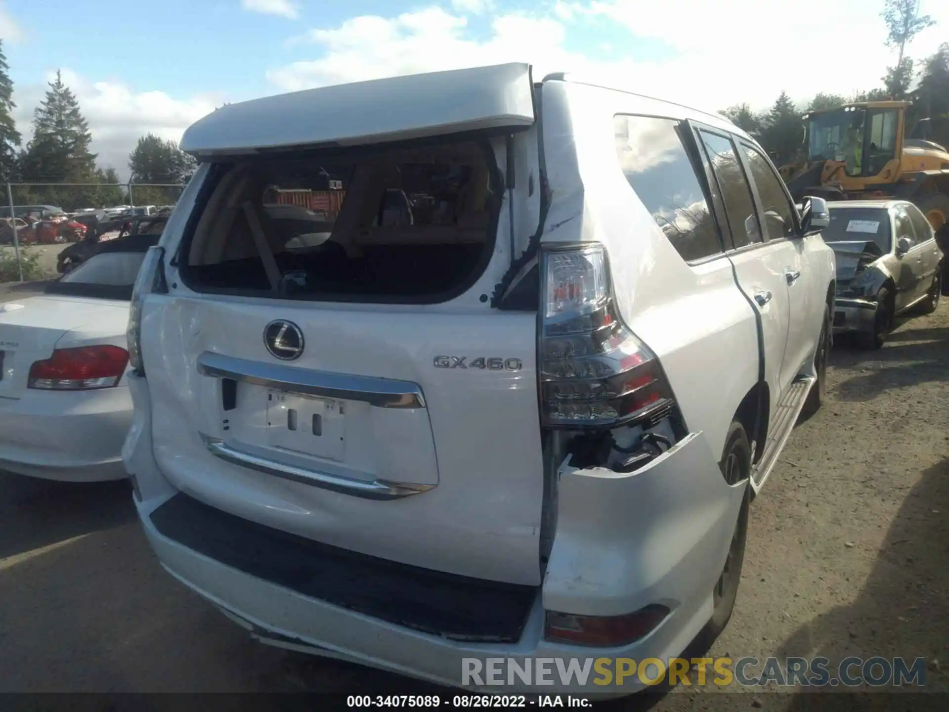 6 Photograph of a damaged car JTJAM7BX8L5263157 LEXUS GX 2020