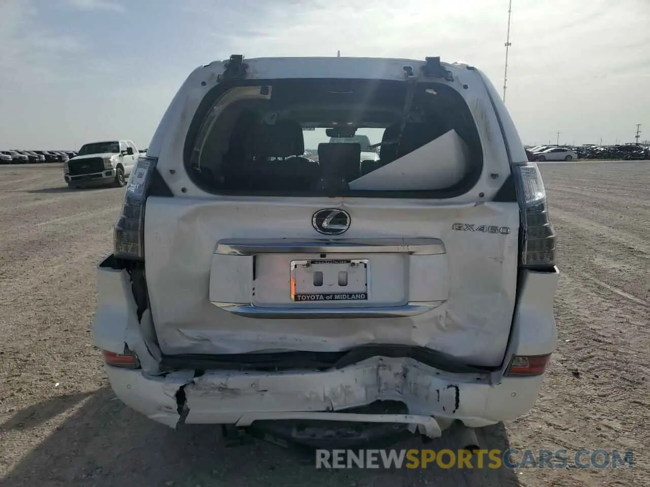 6 Photograph of a damaged car JTJAM7BX8L5265393 LEXUS GX 2020