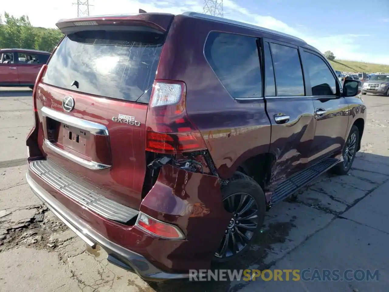 4 Photograph of a damaged car JTJAM7BX9L5247470 LEXUS GX 2020