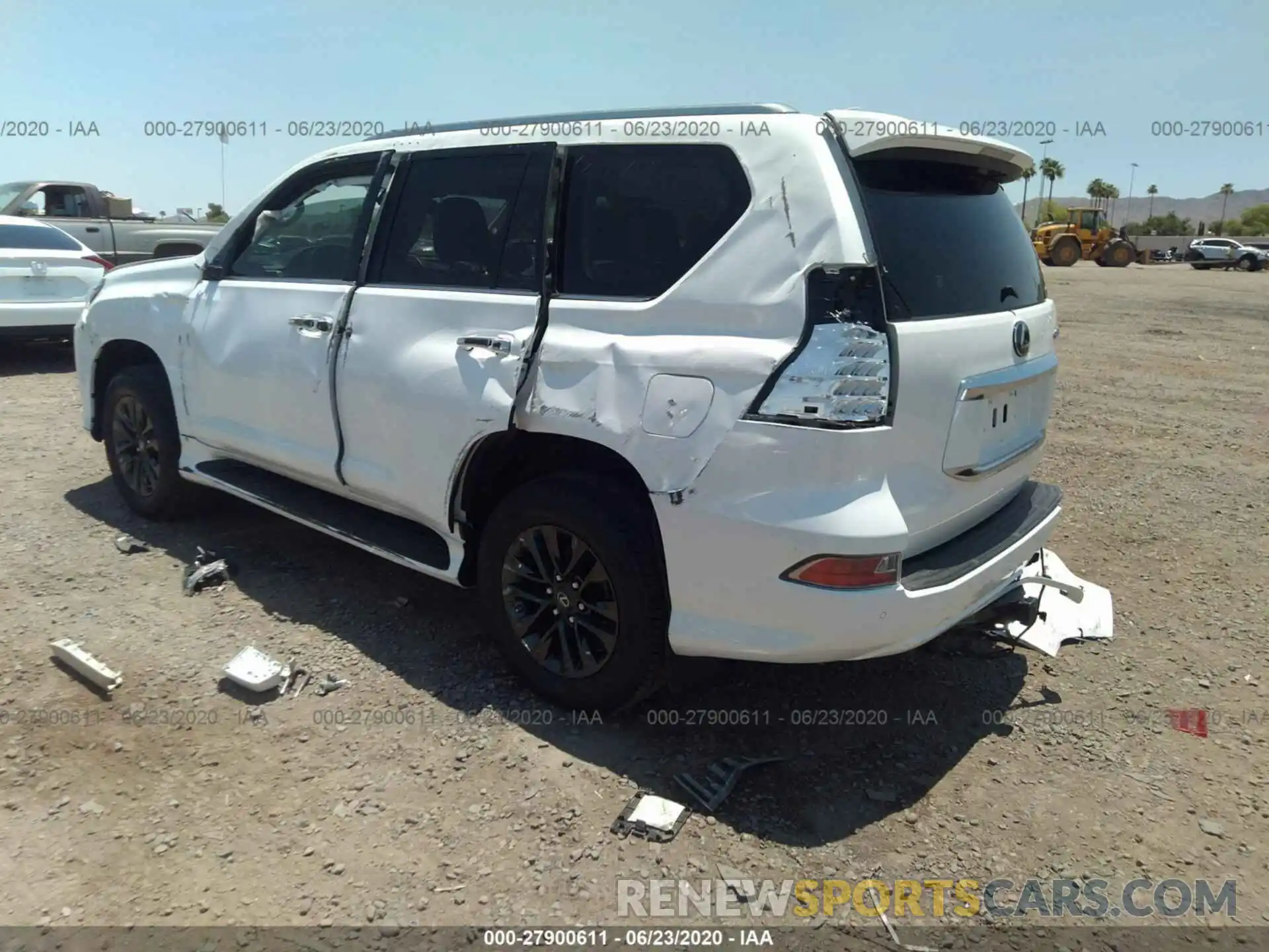 3 Photograph of a damaged car JTJAM7BX9L5255892 LEXUS GX 2020