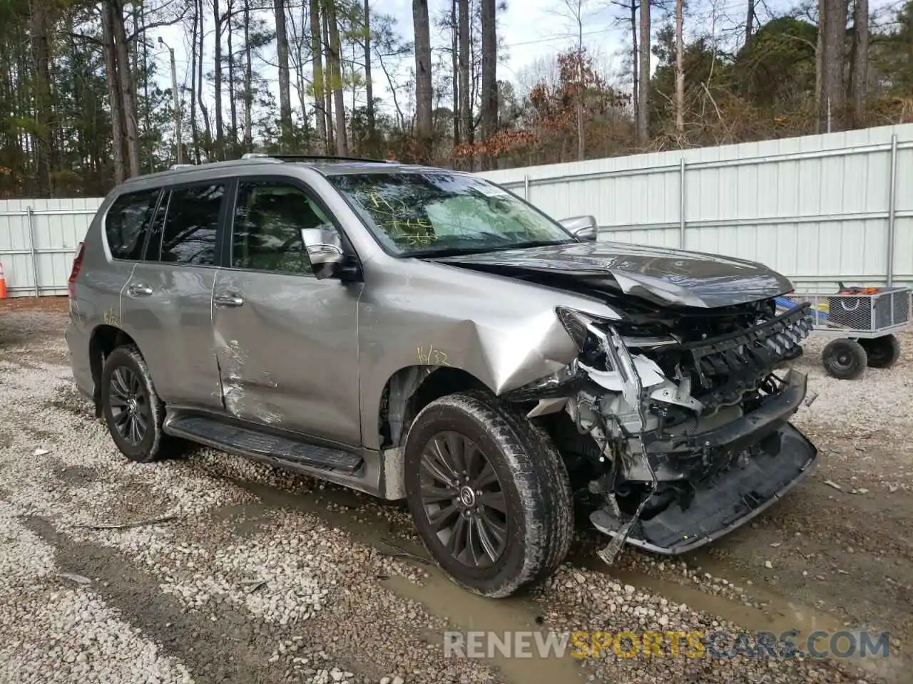 1 Photograph of a damaged car JTJAM7BXXL5244741 LEXUS GX 2020