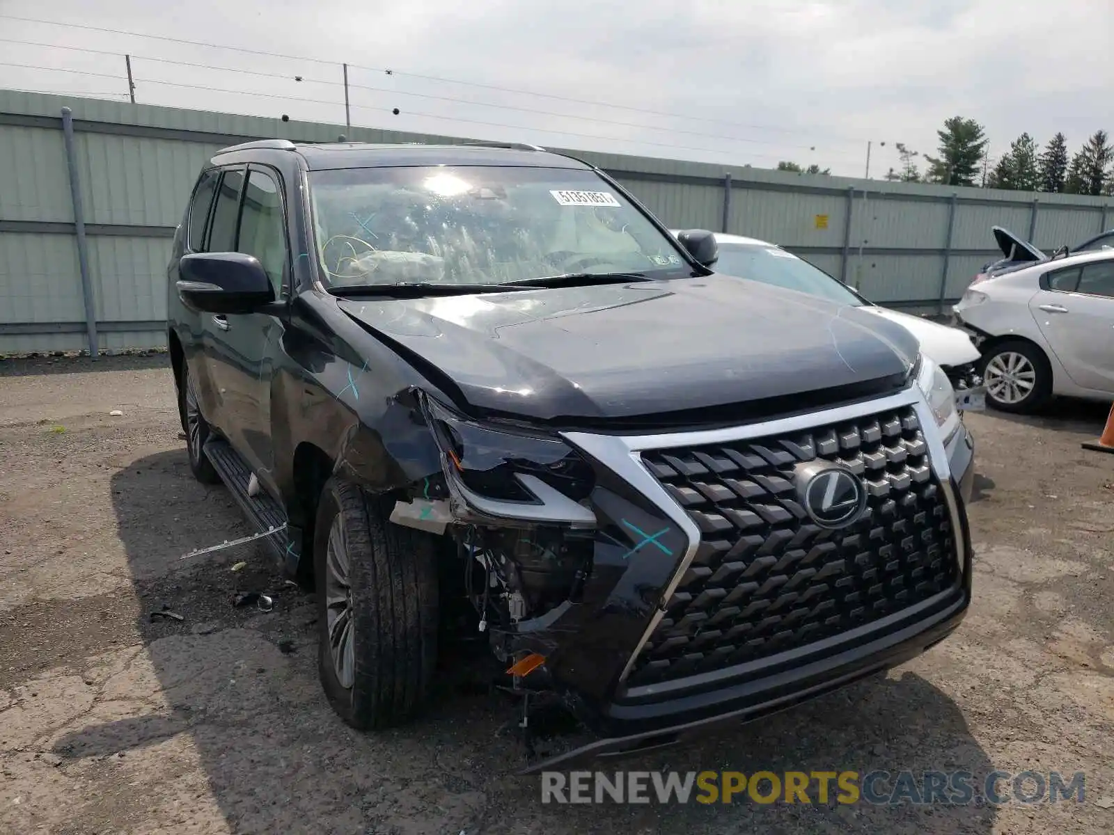 1 Photograph of a damaged car JTJGM7BX0L5242149 LEXUS GX 2020