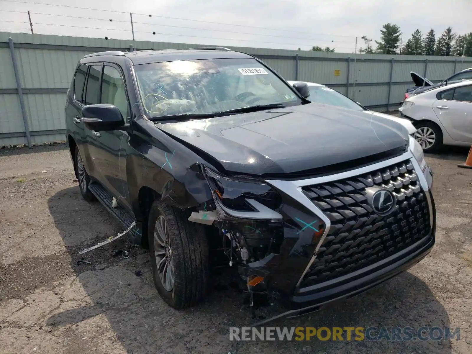 9 Photograph of a damaged car JTJGM7BX0L5242149 LEXUS GX 2020