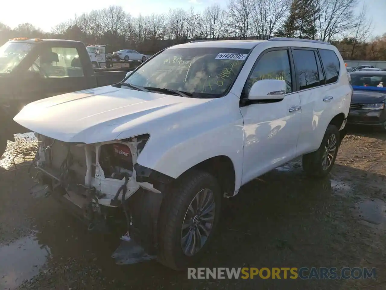 1 Photograph of a damaged car JTJGM7BXXL5243227 LEXUS GX 2020