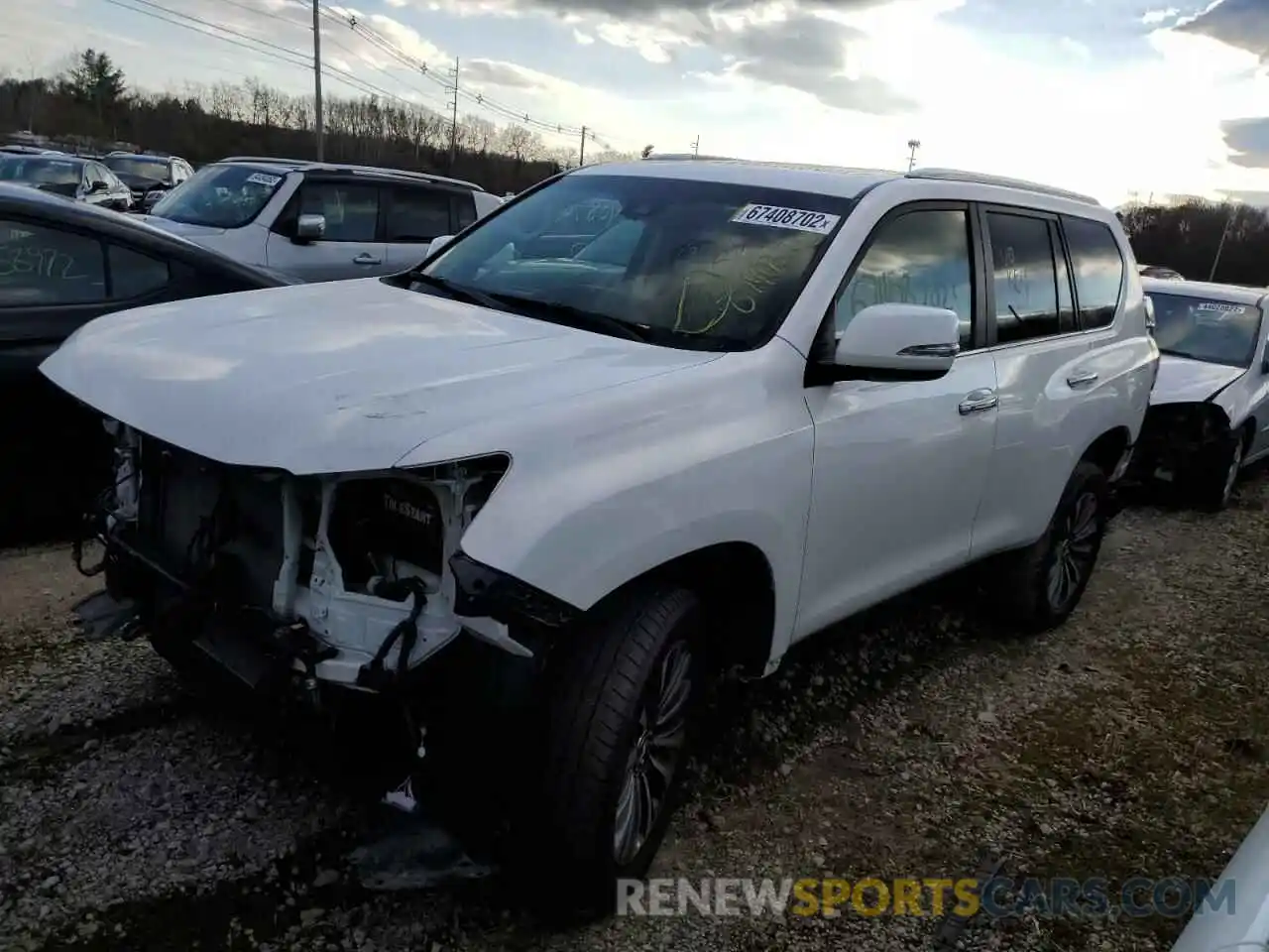 2 Photograph of a damaged car JTJGM7BXXL5243227 LEXUS GX 2020