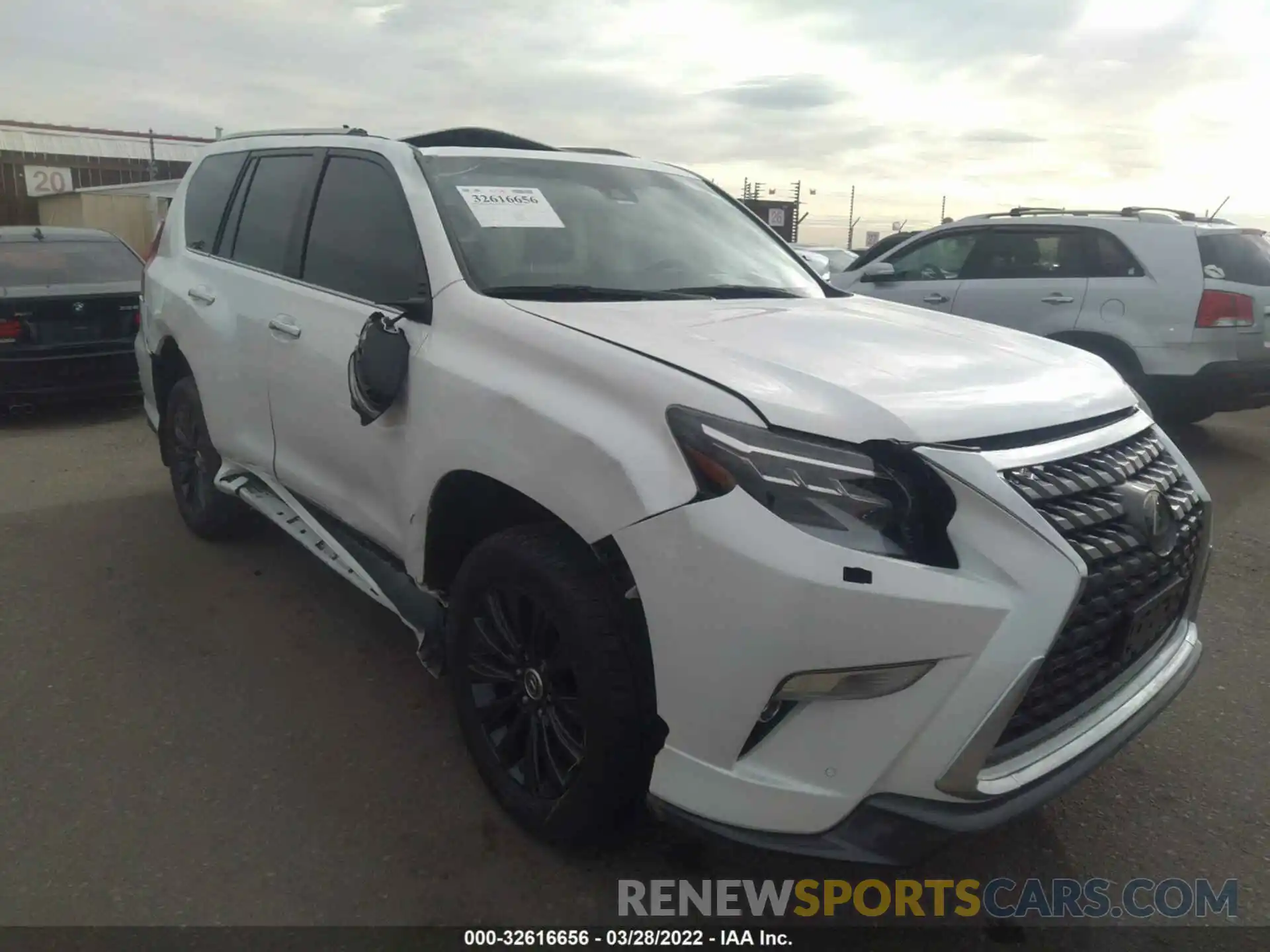 1 Photograph of a damaged car JTJAM7BX0M5292041 LEXUS GX 2021