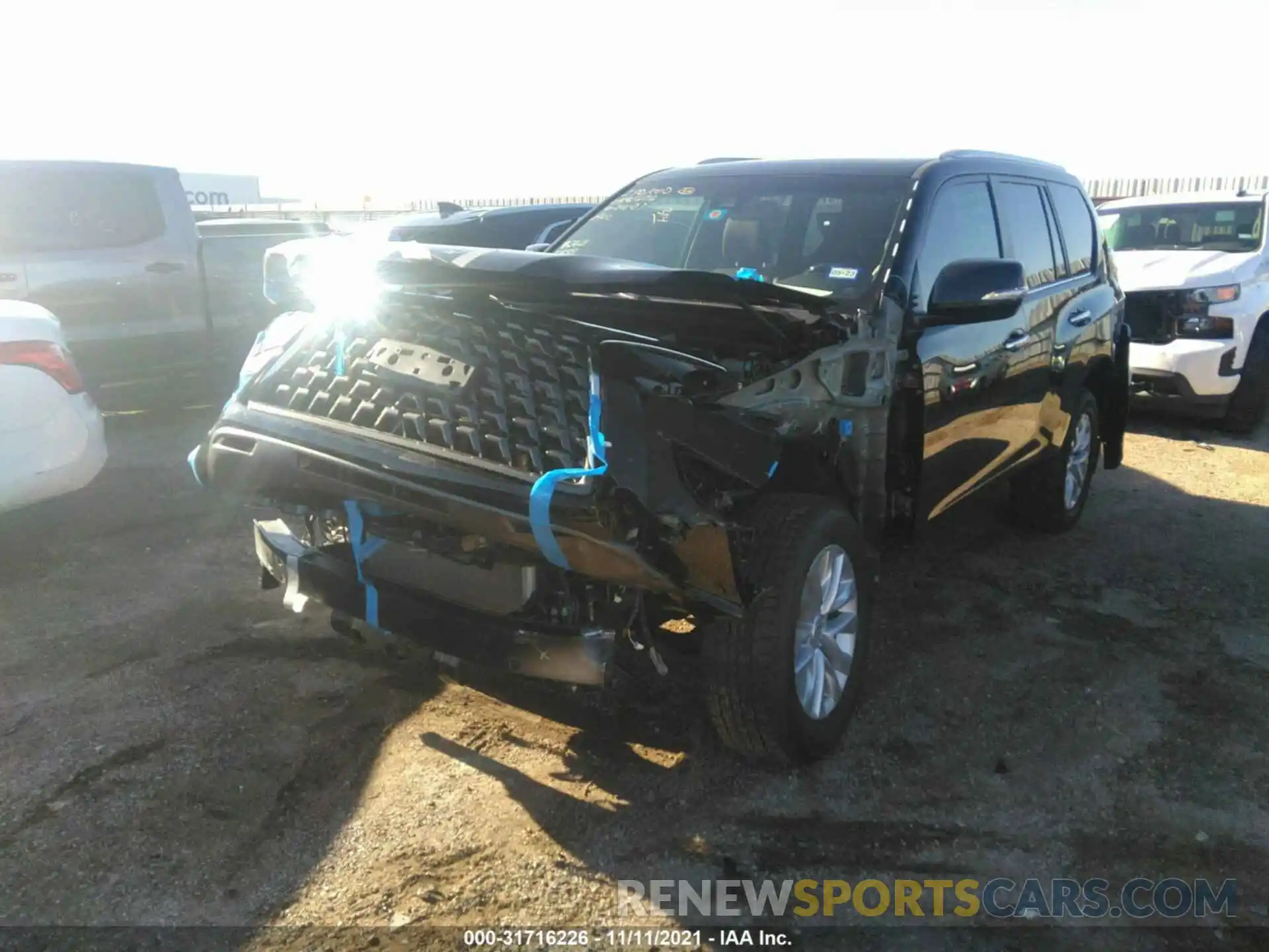 2 Photograph of a damaged car JTJAM7BX0M5292492 LEXUS GX 2021