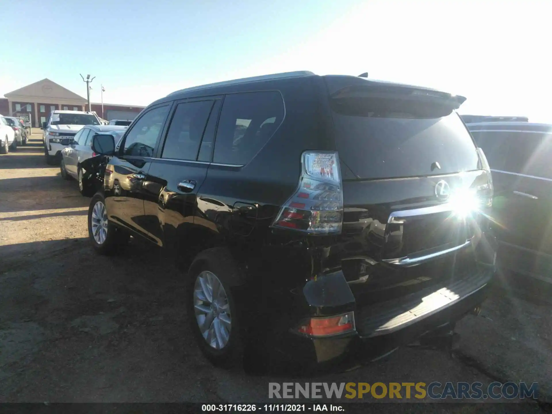 3 Photograph of a damaged car JTJAM7BX0M5292492 LEXUS GX 2021