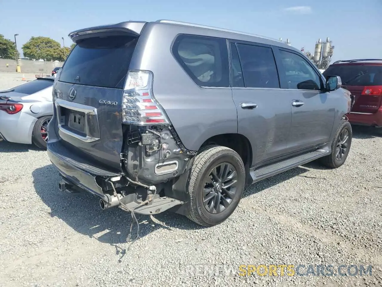 3 Photograph of a damaged car JTJAM7BX0M5296381 LEXUS GX 2021