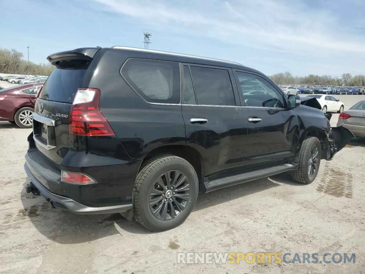 3 Photograph of a damaged car JTJAM7BX1M5275118 LEXUS GX 2021