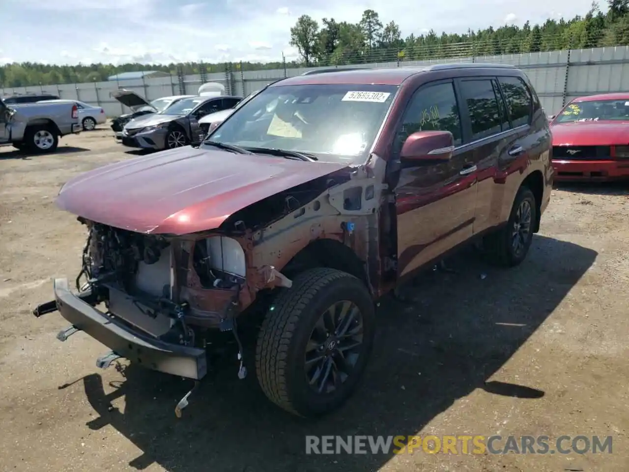 2 Photograph of a damaged car JTJAM7BX2M5275967 LEXUS GX 2021