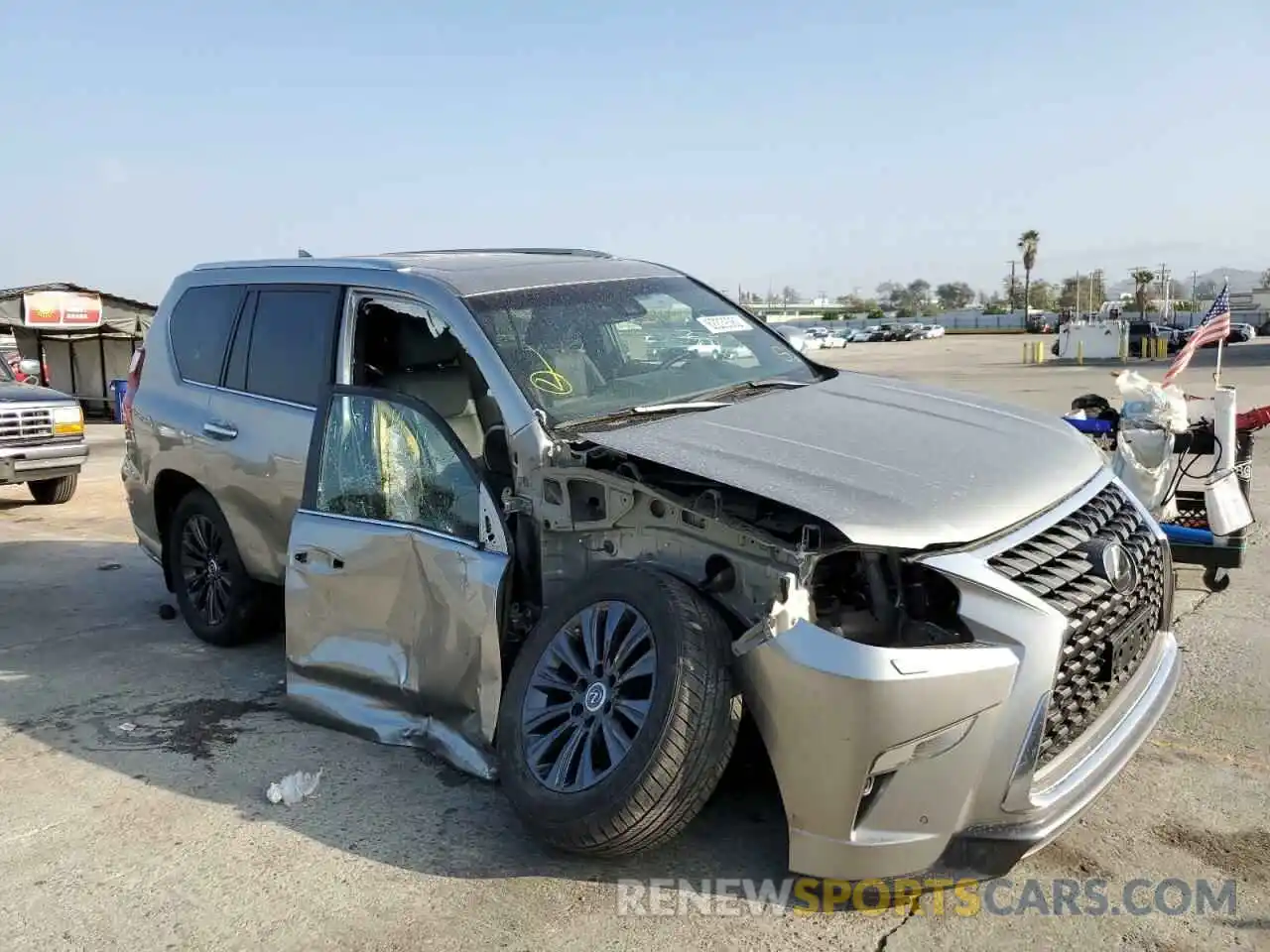 1 Photograph of a damaged car JTJAM7BX2M5285107 LEXUS GX 2021