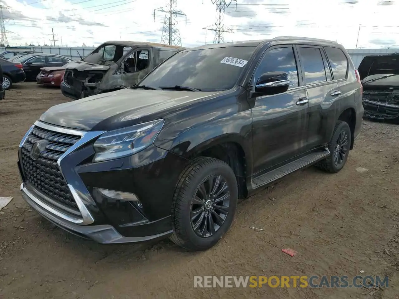 1 Photograph of a damaged car JTJAM7BX2M5287861 LEXUS GX 2021