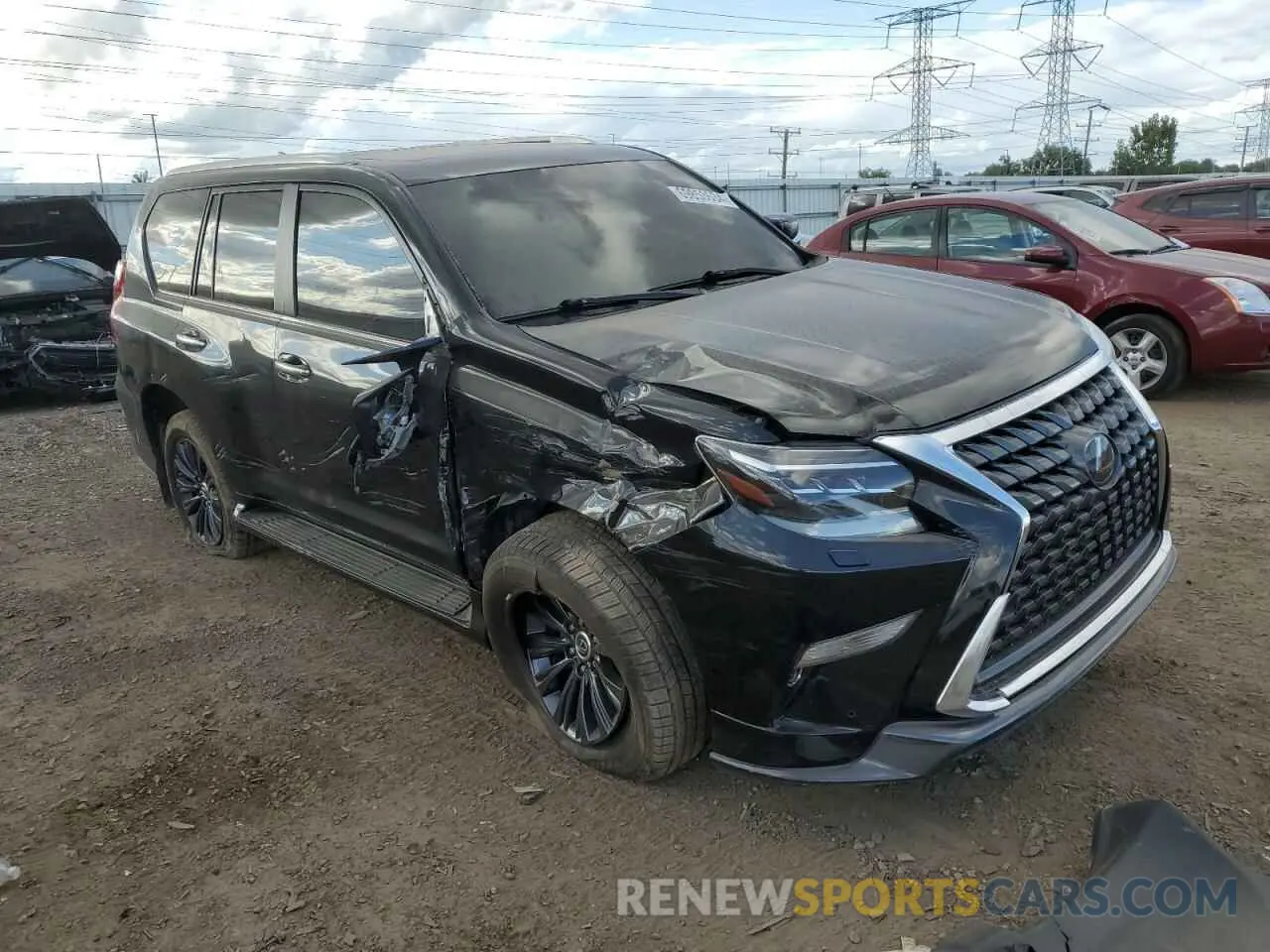 4 Photograph of a damaged car JTJAM7BX2M5287861 LEXUS GX 2021