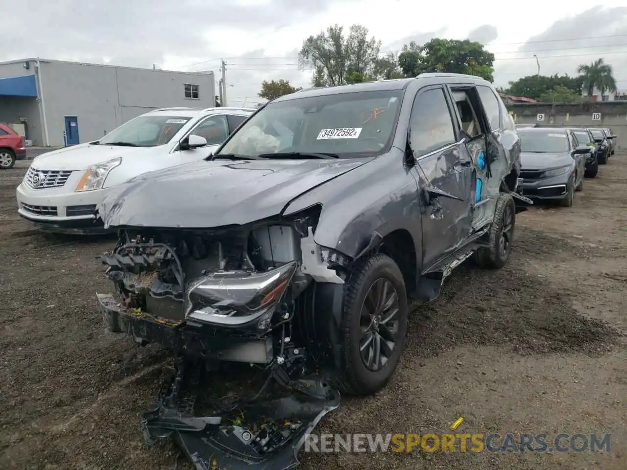 2 Photograph of a damaged car JTJAM7BX3M5270843 LEXUS GX 2021