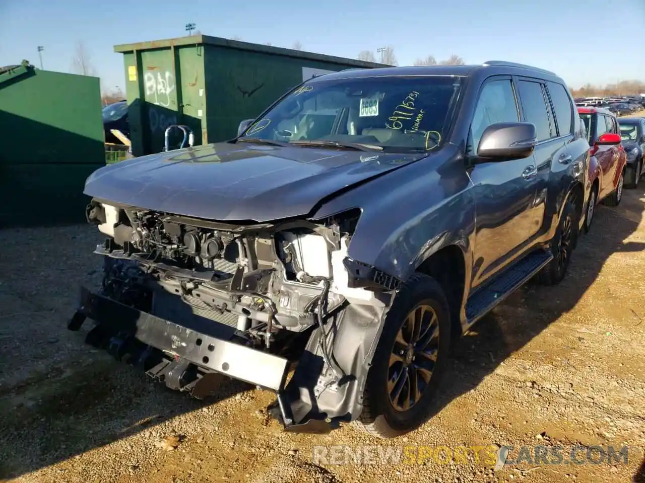 2 Photograph of a damaged car JTJAM7BX3M5284905 LEXUS GX 2021