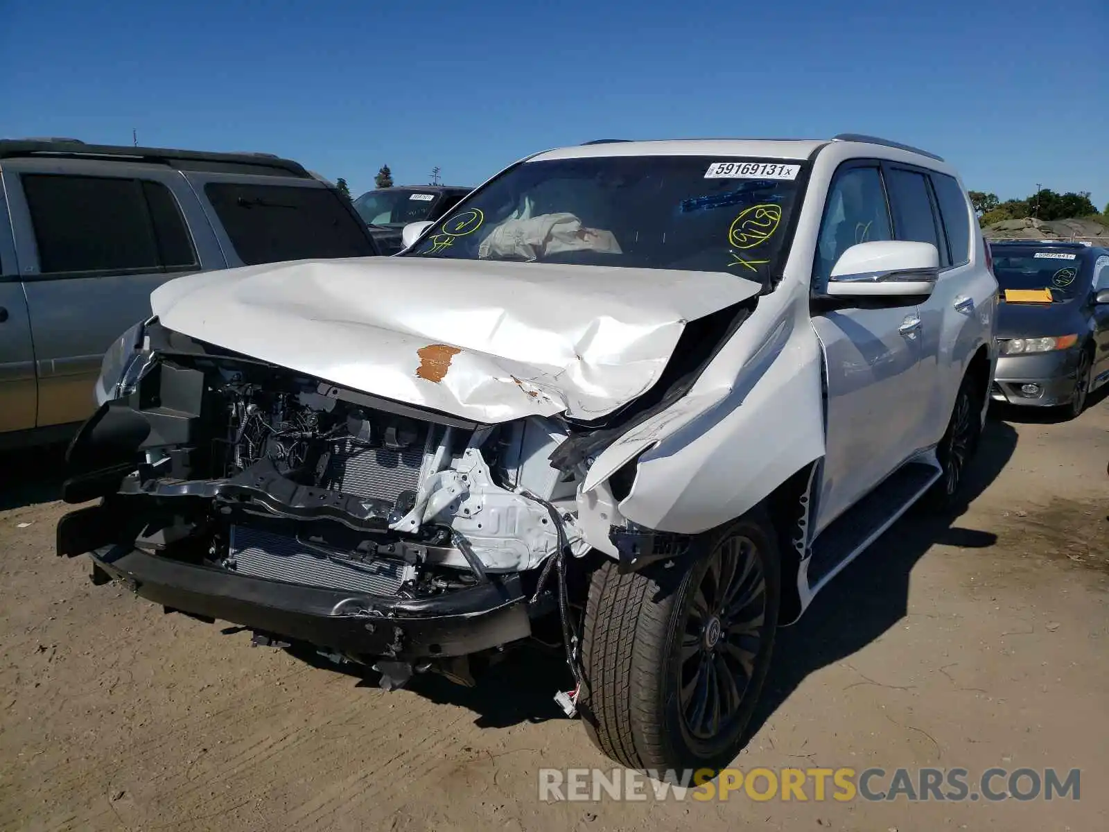 2 Photograph of a damaged car JTJAM7BX3M5299629 LEXUS GX 2021