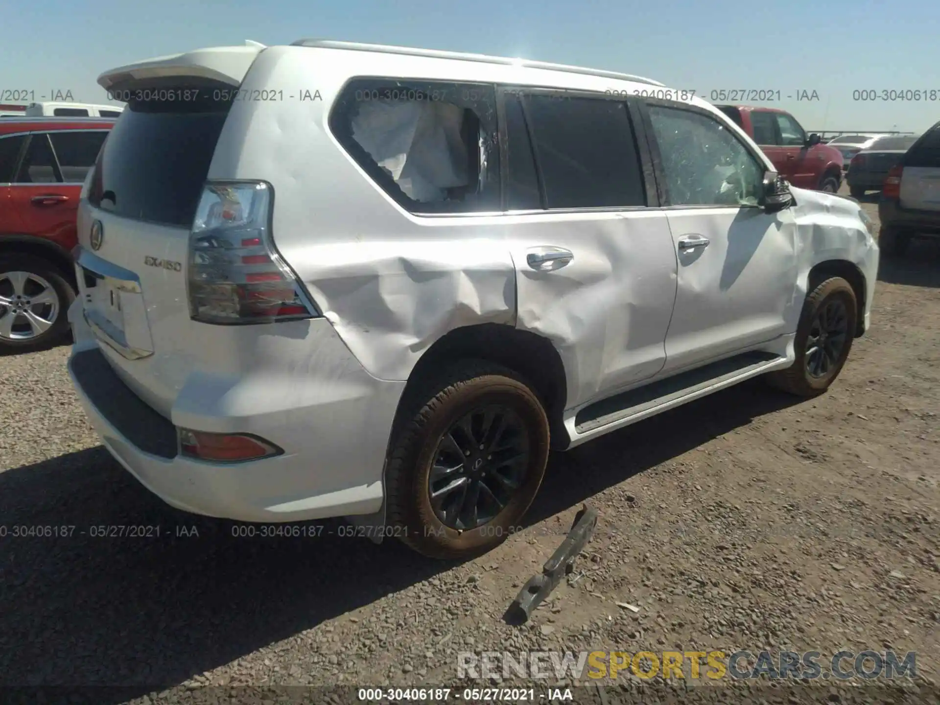 4 Photograph of a damaged car JTJAM7BX4M5278787 LEXUS GX 2021