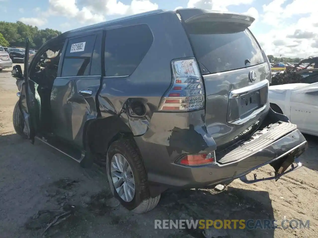 3 Photograph of a damaged car JTJAM7BX4M5291152 LEXUS GX 2021