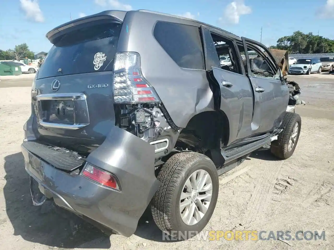 4 Photograph of a damaged car JTJAM7BX4M5291152 LEXUS GX 2021