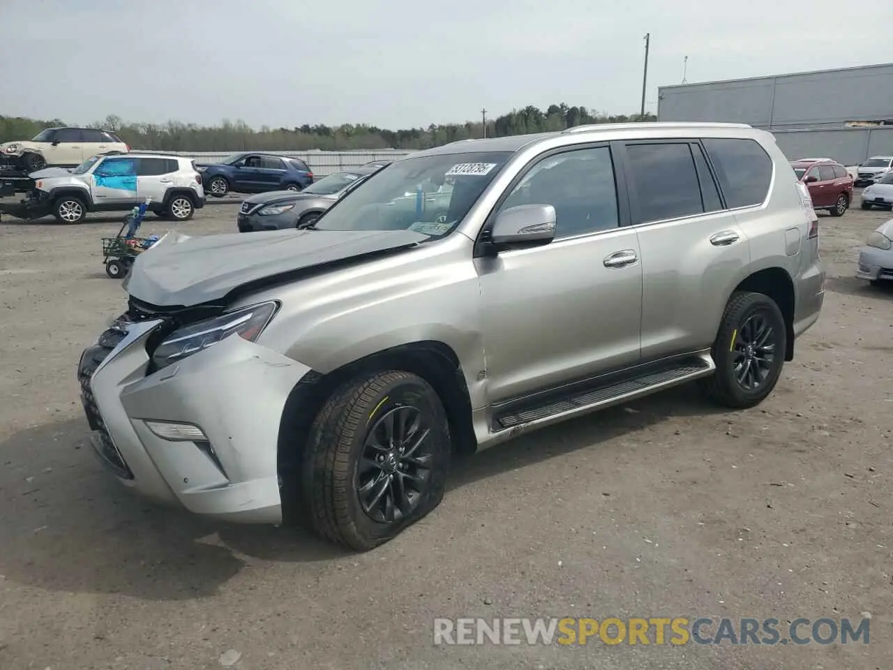 1 Photograph of a damaged car JTJAM7BX5M5291421 LEXUS GX 2021