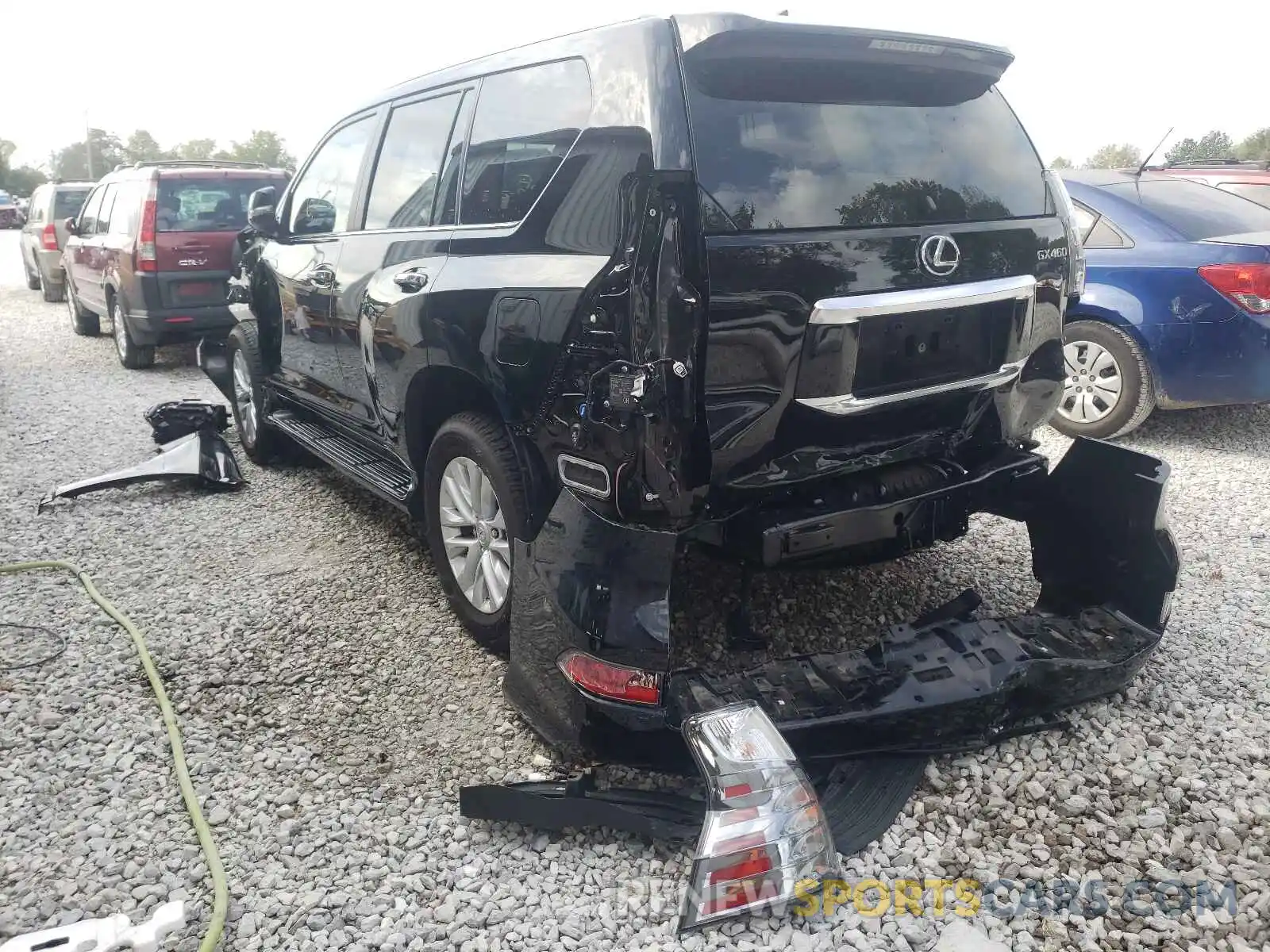 3 Photograph of a damaged car JTJAM7BX6M5268150 LEXUS GX 2021