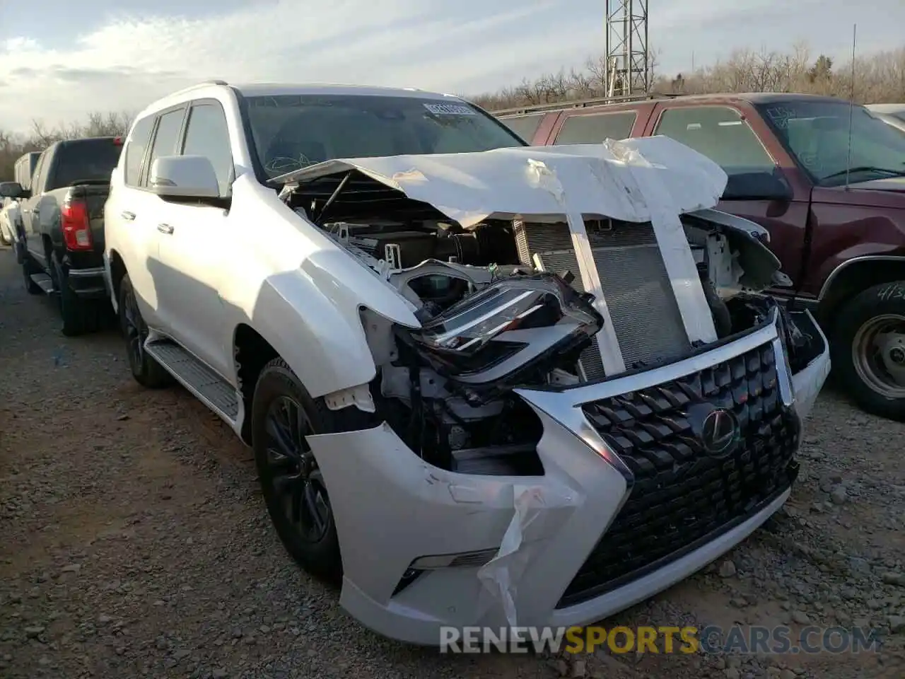 1 Photograph of a damaged car JTJAM7BX6M5271257 LEXUS GX 2021