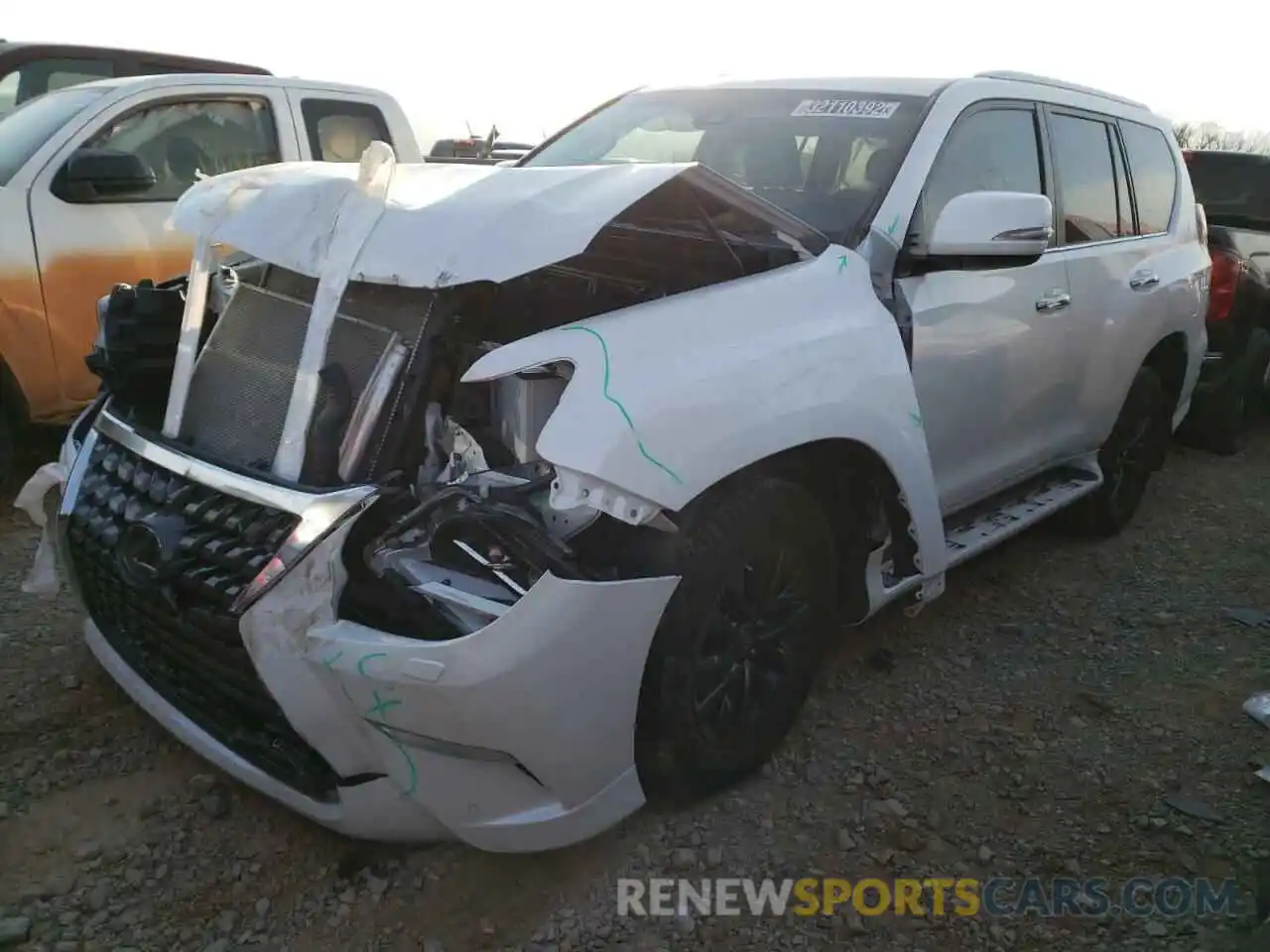 2 Photograph of a damaged car JTJAM7BX6M5271257 LEXUS GX 2021