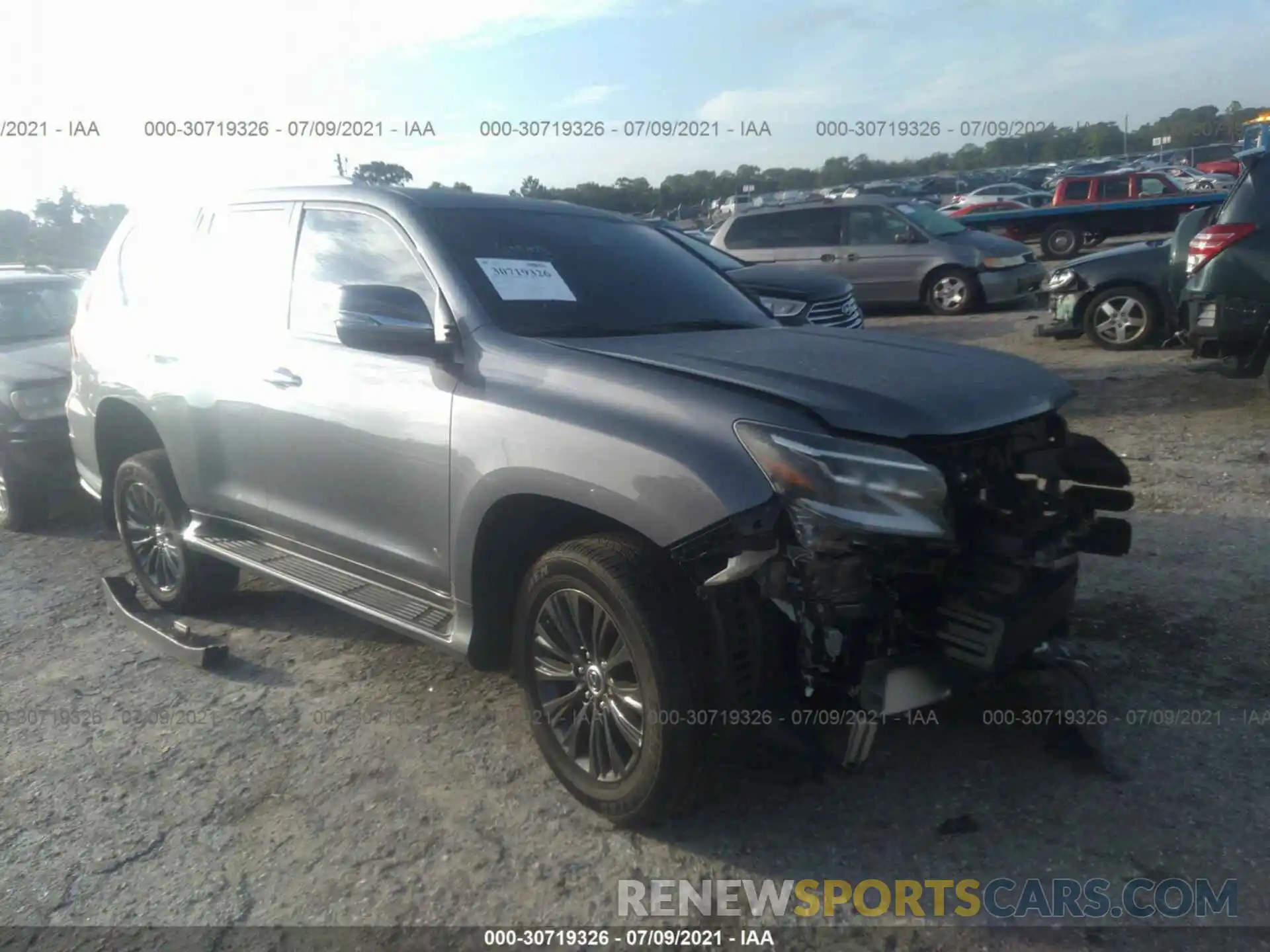 1 Photograph of a damaged car JTJAM7BX6M5284235 LEXUS GX 2021