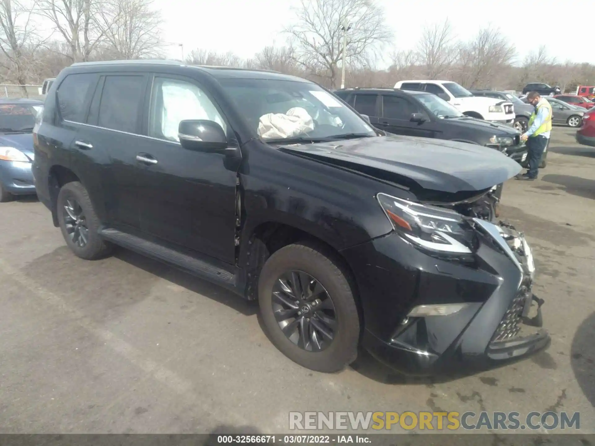 1 Photograph of a damaged car JTJAM7BX7M5270201 LEXUS GX 2021