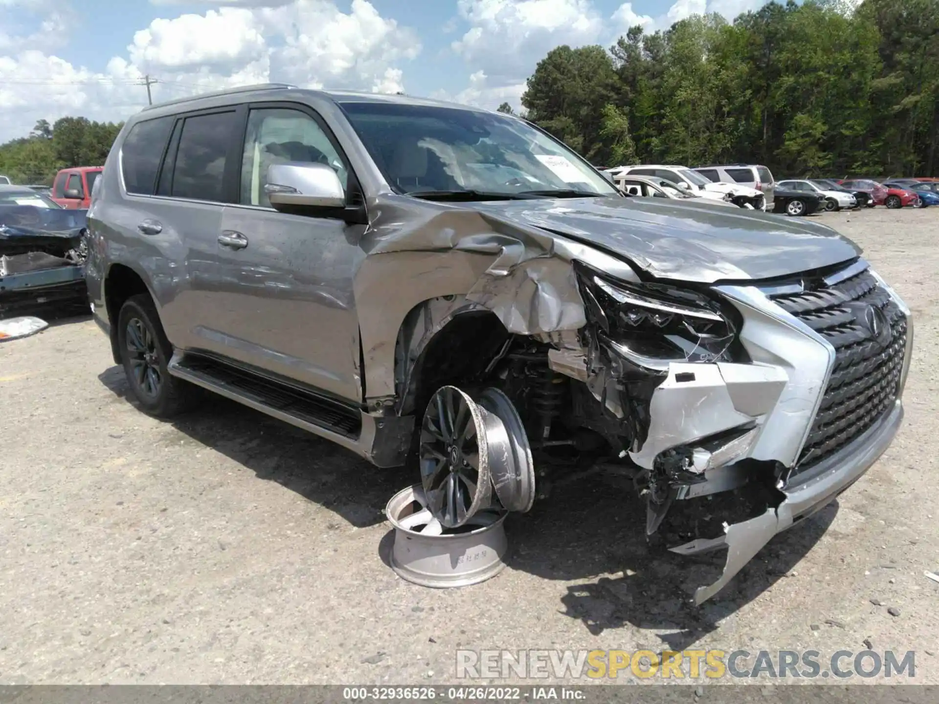 1 Photograph of a damaged car JTJAM7BX7M5273020 LEXUS GX 2021