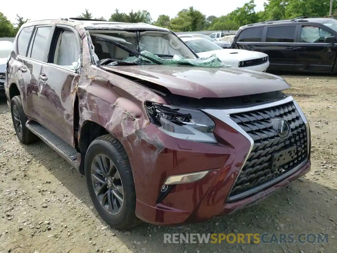 1 Photograph of a damaged car JTJAM7BX7M5292618 LEXUS GX 2021