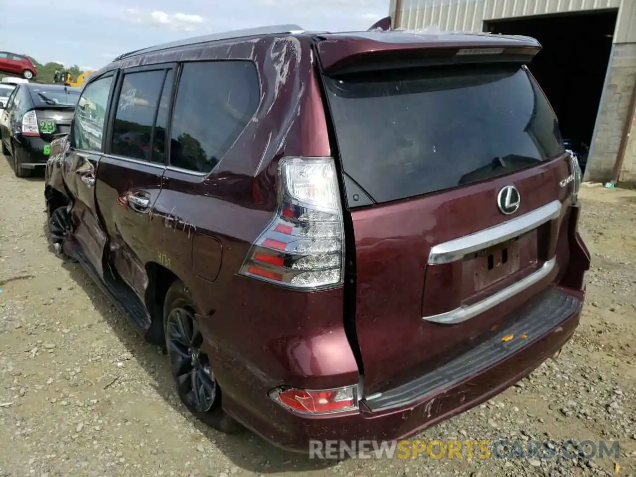 3 Photograph of a damaged car JTJAM7BX7M5292618 LEXUS GX 2021