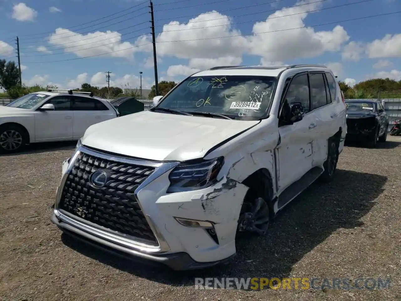 2 Photograph of a damaged car JTJAM7BX7M5297723 LEXUS GX 2021