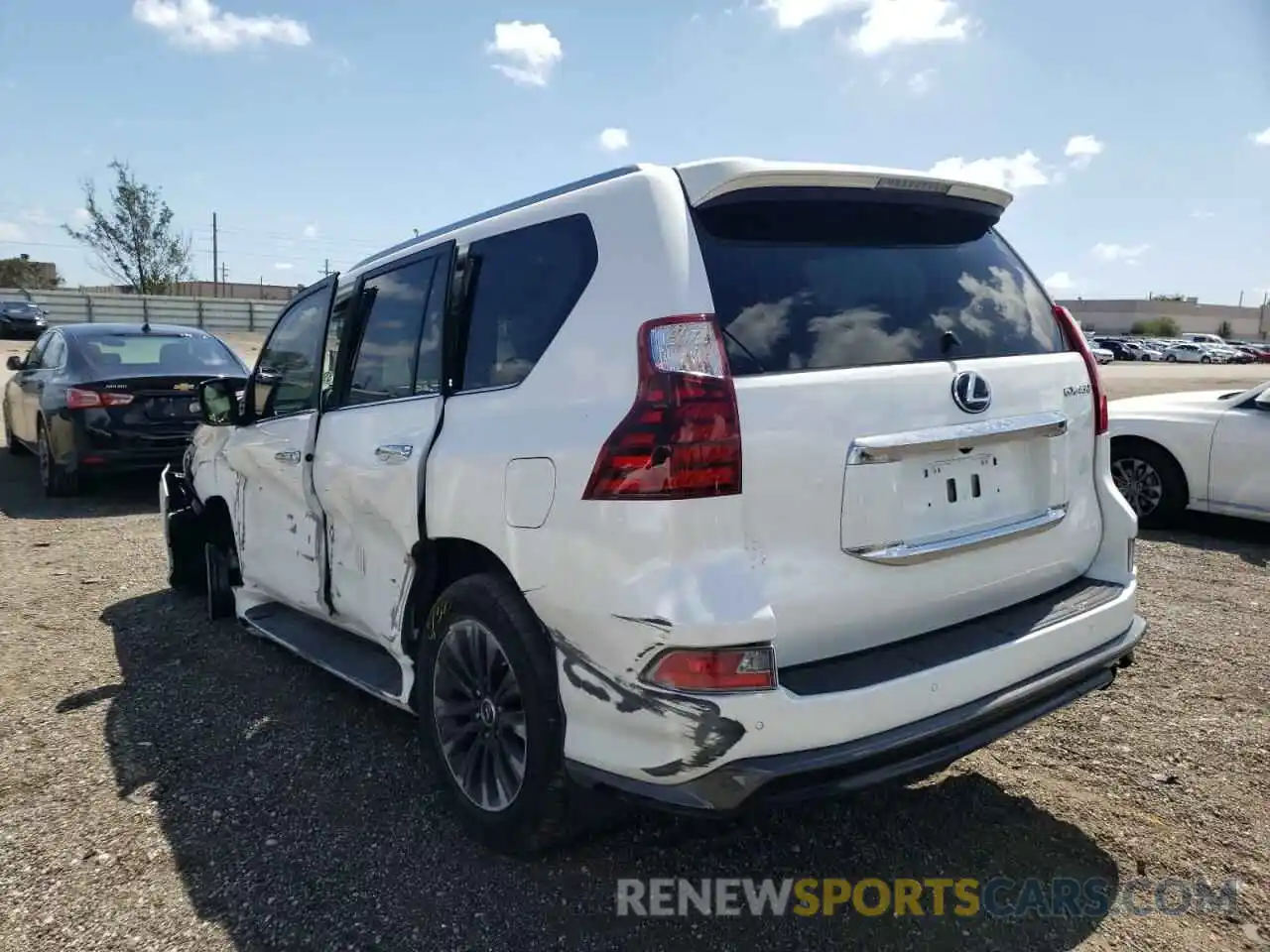 3 Photograph of a damaged car JTJAM7BX7M5297723 LEXUS GX 2021