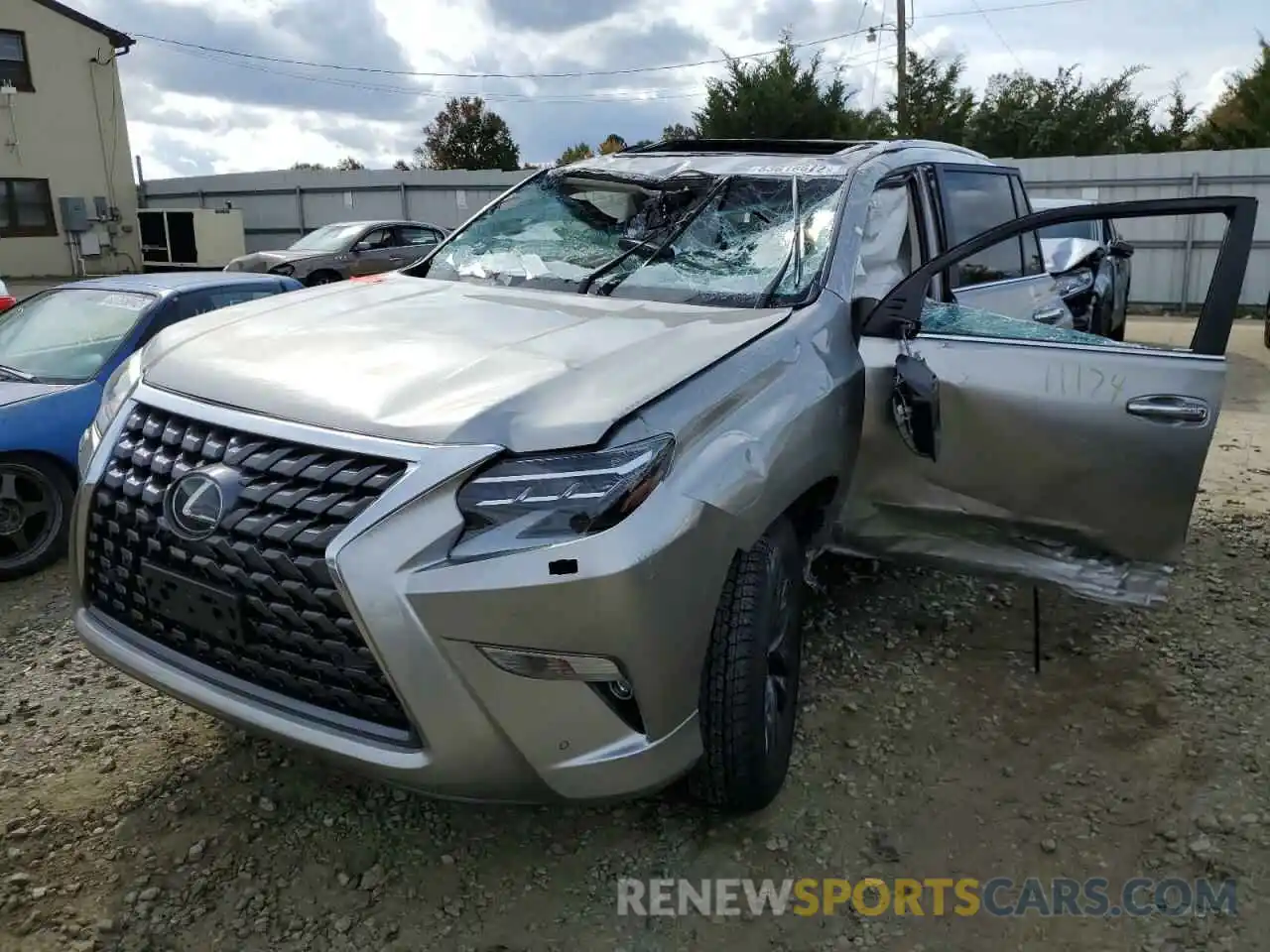 2 Photograph of a damaged car JTJAM7BX7M5302497 LEXUS GX 2021