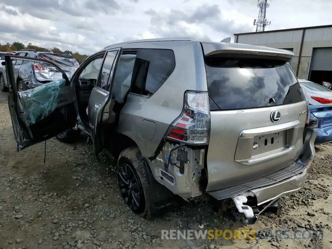 3 Photograph of a damaged car JTJAM7BX7M5302497 LEXUS GX 2021