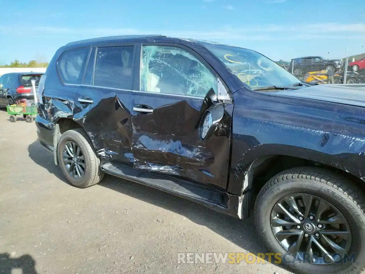 9 Photograph of a damaged car JTJAM7BX8M5274127 LEXUS GX 2021