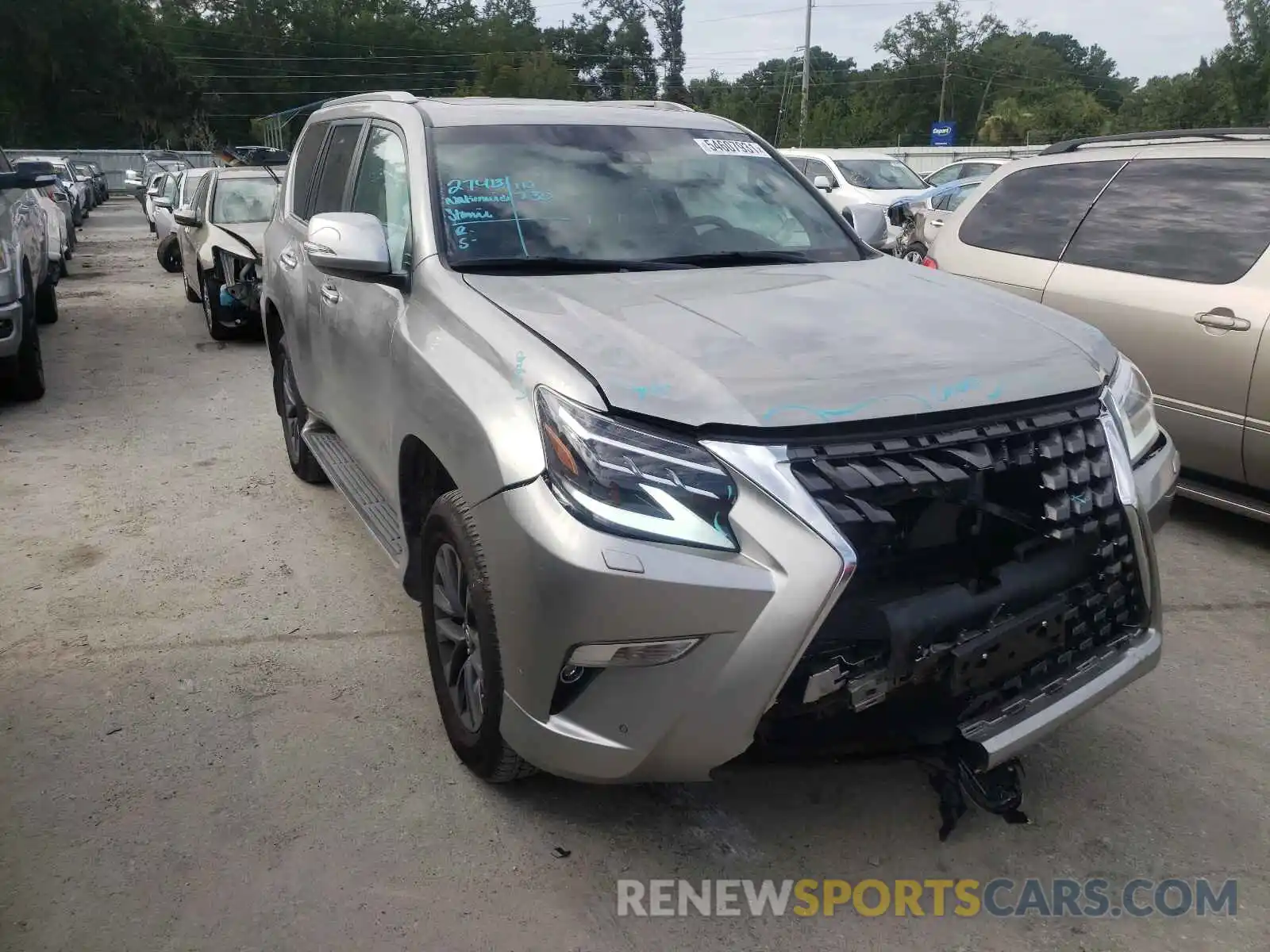 1 Photograph of a damaged car JTJAM7BX8M5282793 LEXUS GX 2021